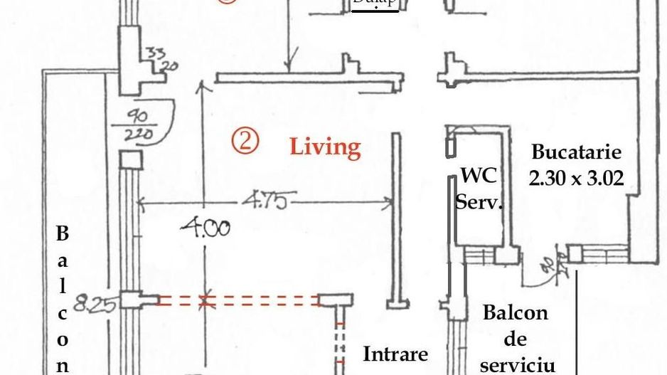 APARTAMENT 3 CAMERE | CENTRALĂ PROPRIE | LIFT FUNCȚIONAL | ULTRACENTRAL DACIA - Schiță 18