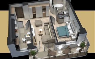 Apartament 2 camere de inchiriat, Conest Grand Residence, Iasi - Poză 2