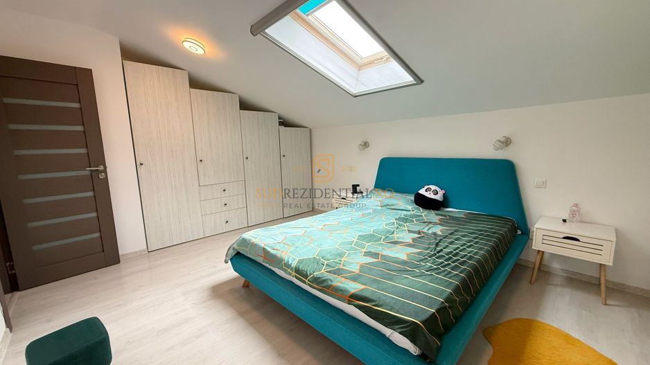 Vila insiruita mobilata si utilata / 4 camere/ 3 Bai / Curte proprie - Poză 16