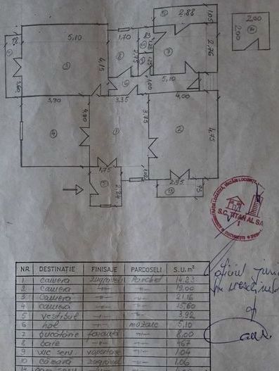 De vanzare Ap. 3 camere,pod, subsol in Vila, Hala Traian, sect. 3 - Poză 6