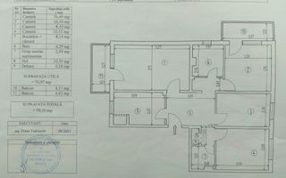 Apartament cu patru camere, zona Scriitorilor 79mp - Poză 12