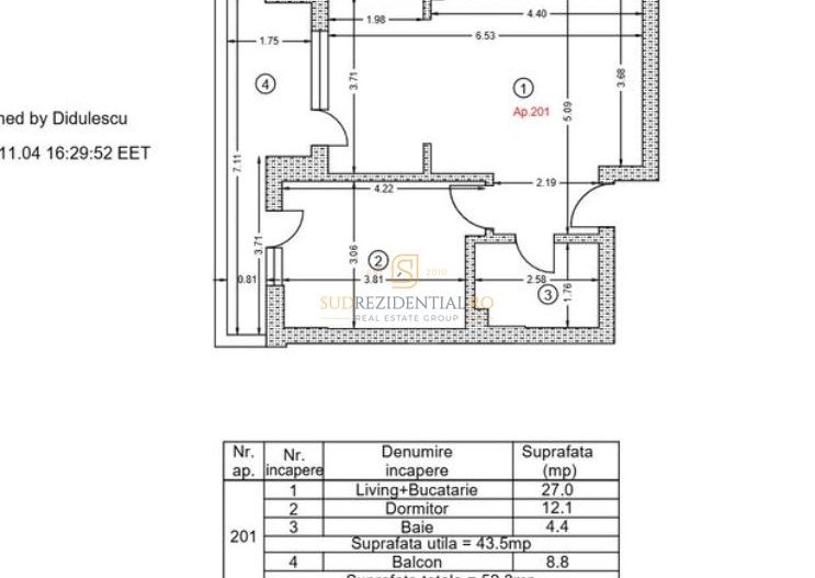 Apartament 2 camere -tip studio, Metrou Berceni, prima inchiriere - Poză 8
