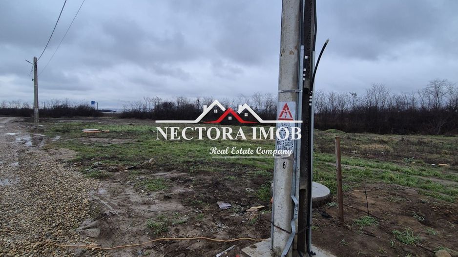 NECTORA IMOB-Teren Intravilan 501 mp, cu front 19ml, Nojorid,Utilitati - Poză 4