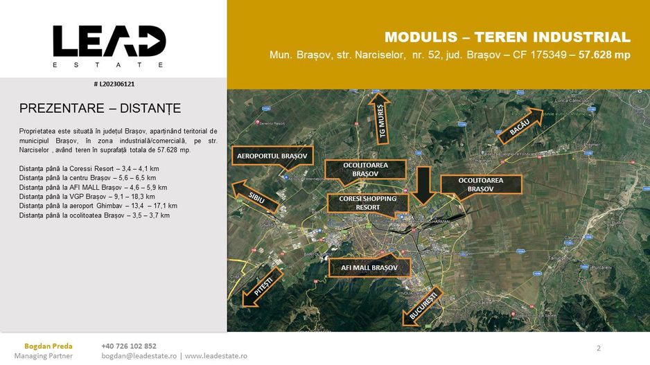 OPORTUNITATE INVESTIȚIE ZONA INDUSTRIALĂ/POTENȚIAL PARC INDUSTRIAL - Poză 2