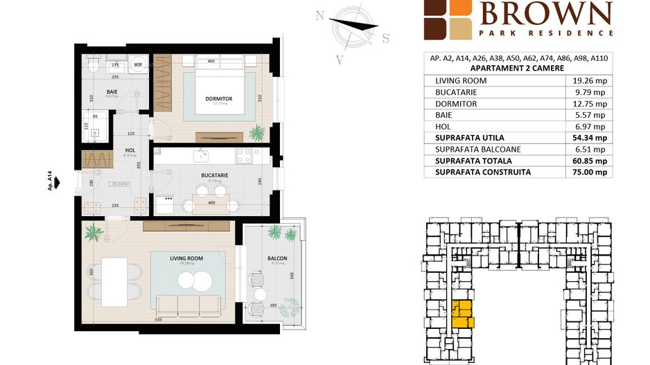 Apartament in zona Bd.Metalurgiei - 2 camere, finisaje noi, Sector 4 - Schiță 5