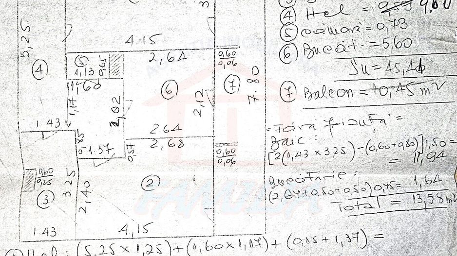 56.ooo Euro negociabil, 55 mp, 2 camere, etaj 4 din 5, liber, zona I.R - Poză 4