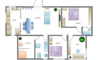 Apartament cu 2 camere de închiriat în zona Magheru - Schiță 6