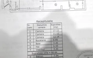 Apartament  3 camere** Bloc reabilitat  termic//Metrou Piata Iancului - Poză 23