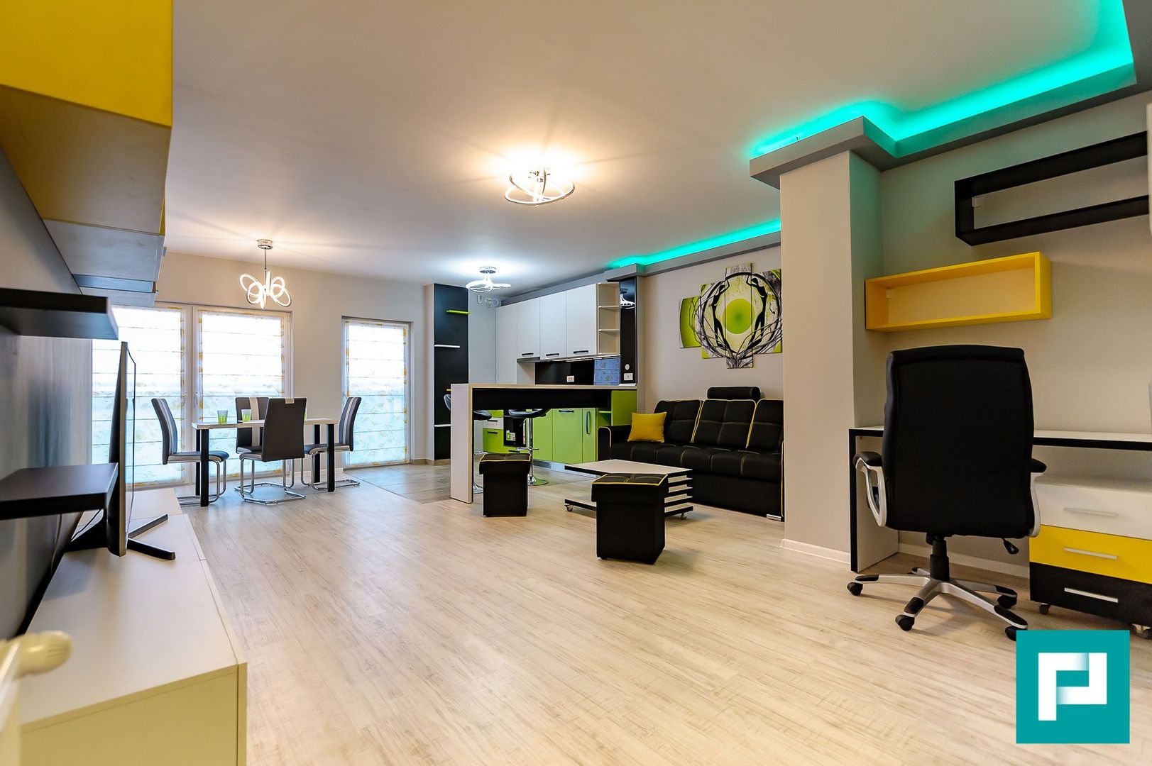 Apartament ultracentral cu 2 camere. - Poză 3