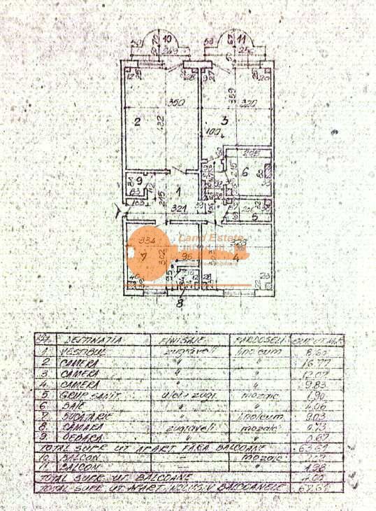 3 camere Aviatiei (2/4-100 m metrou ) - Poză 7