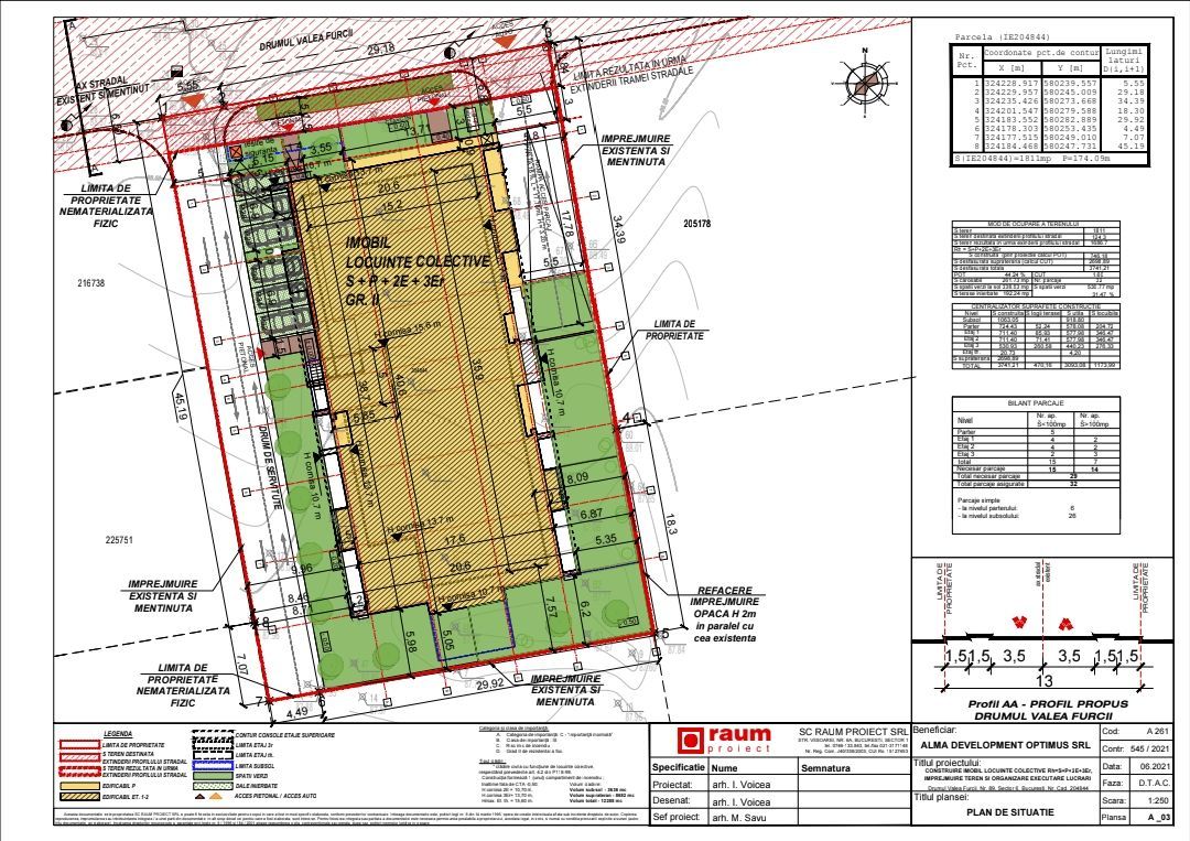BRASADAS vinde 1815mp teren constr AUTORIZATIE Dr. TABEREI - Poză 1