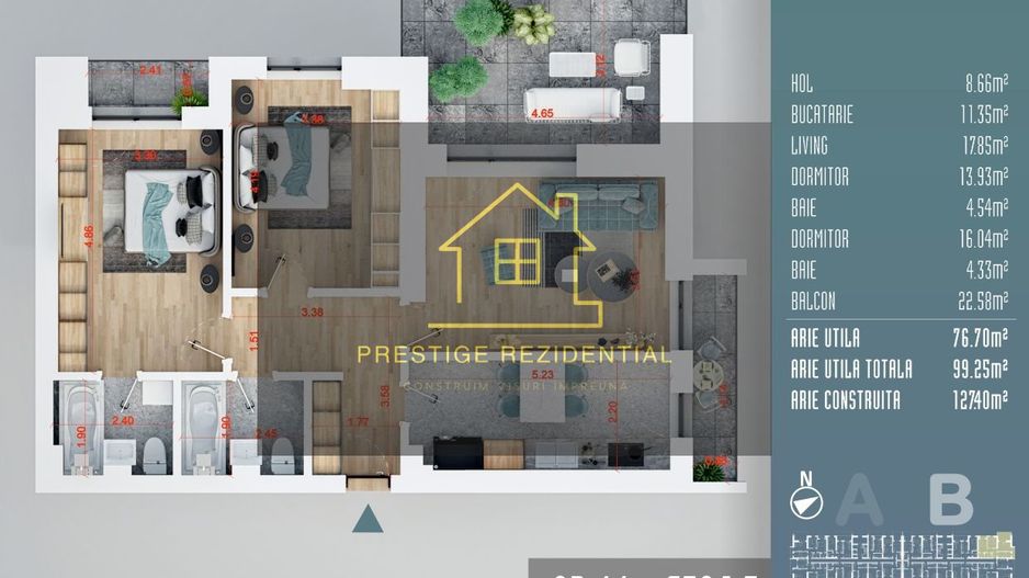 Auchan Titan-AP.3 cam.finalizat-Pallady-Auchan-Lidl - Poză 6