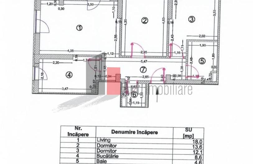 Vânzare apartament 3 camere decomandat cu centrală Str.Turnu Măgurele - Hornbach - Poză 2
