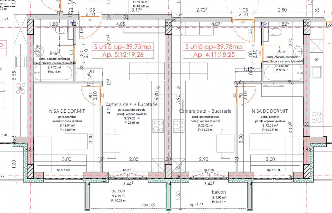 De vânzare apartament 2 camere Smarald City Satu Mare - Poză 10