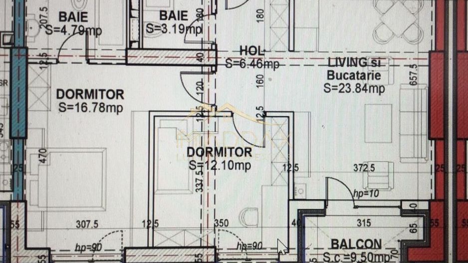 Apartament cu 2 camere *Mobilat Complet* // Pipera - Schiță 12