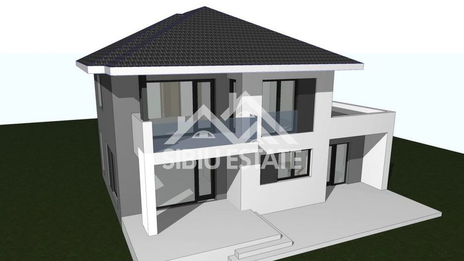 Casa NOUA Selimbar, 3 bai, garaj, teren 550 mp - Poză 7