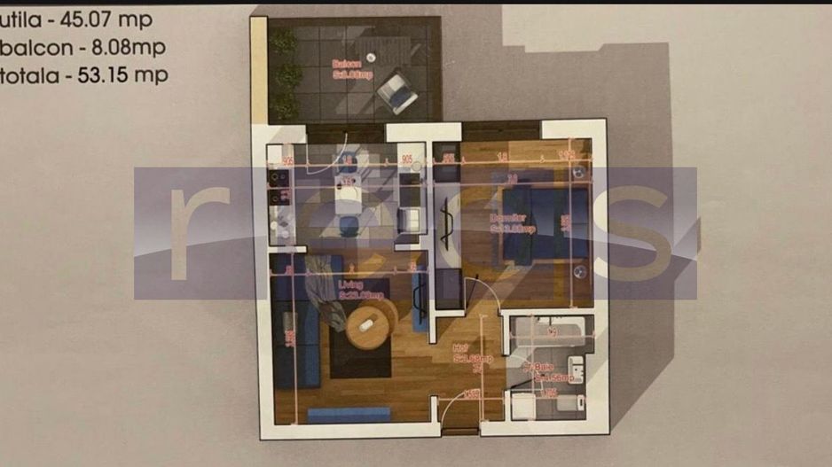VANZARE 2 CAMERE | THEODOR PALLADY | LOC DE PARCARE | CENTRALA PROPRIE - Poză 12