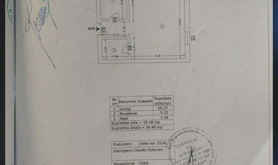 Vanzare garsoniera 35mp, bloc 2019, in Pallady, 10 min metrou 1 Decembrie - Poză 9