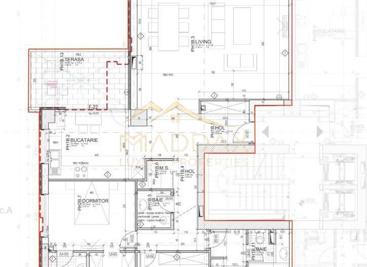 Penthouse LUX*** 4 camere//Floreasca//Panorama superba - Schiță 7