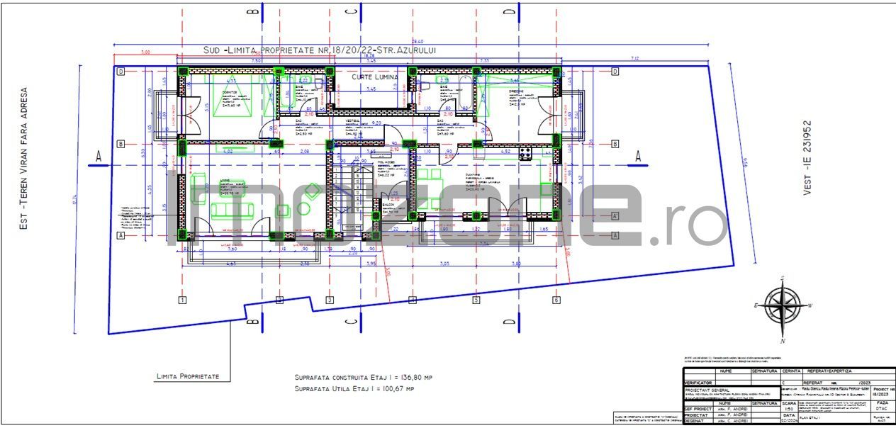TEREN /PROIECT AUTORIZAT - MILITARI GORJULUI - 4 APARTAMENTE, P+2+M, COMISION 0% - Poză 4