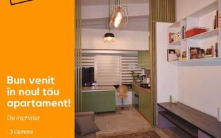 Apartament 3 camere premium de închiriat în Complexul Rezidențial „Răsărit de soare”, Păcurari, zona Alpha Bank, Iași - Poză 1