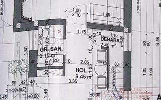Duplex cu 4 camere, si 250 mp de curte - Schiță 10