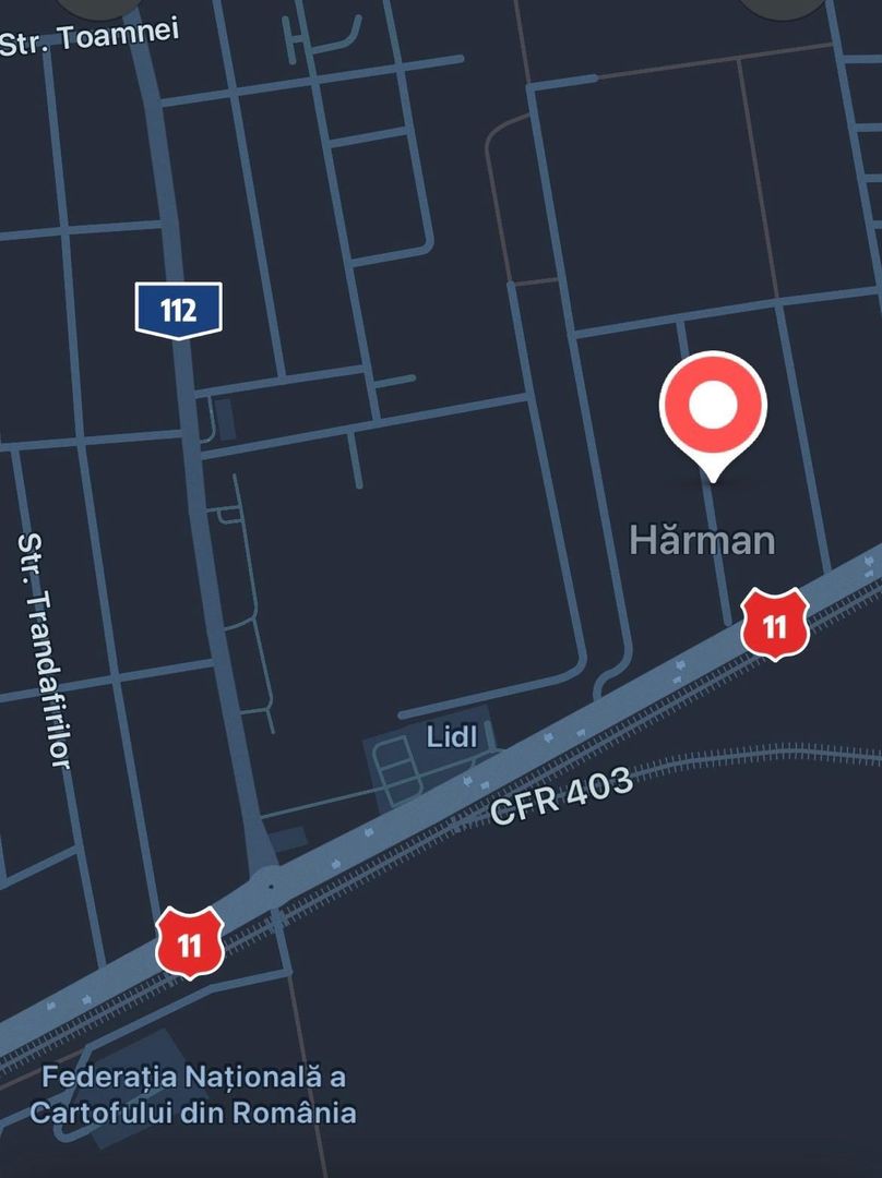 Teren intravilan de vanzare - Harman - 1000 mp - Poză 4