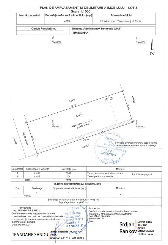 TEREN INTRAVILAN INDUSTRIAL TIMISOARA - Poză 1