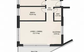Apartament PREMIUM 3 camere, 2 bai, terasa, garaj, The Fold-Grigorescu - Poză 33