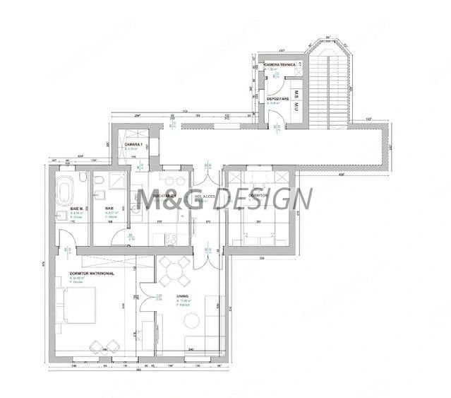 Semicentral-Balcescu, 3 camere renovat, Centrala gaz, - Poză 25