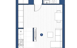 INTABULAT! Ap. 1 camera, 43.61mp, et.1, 87.067euro cu TVA-Galata - Poză 4