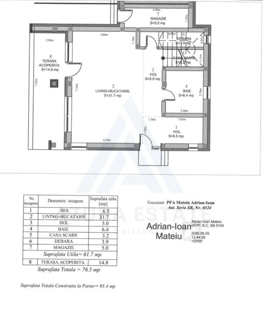 Casa individuala 4 camere 146 mp utili P+1 si teren 475 mp in Selimbar - Poză 13