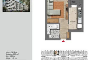 Garsoniera Decomandata Weiner 14 Residence Direct Dezvoltator - Poză 14