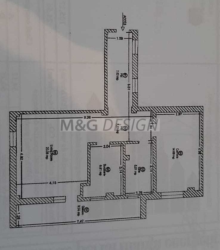 Apartament 2 camere Giroc etaj 1 bloc cu lift - Poză 8