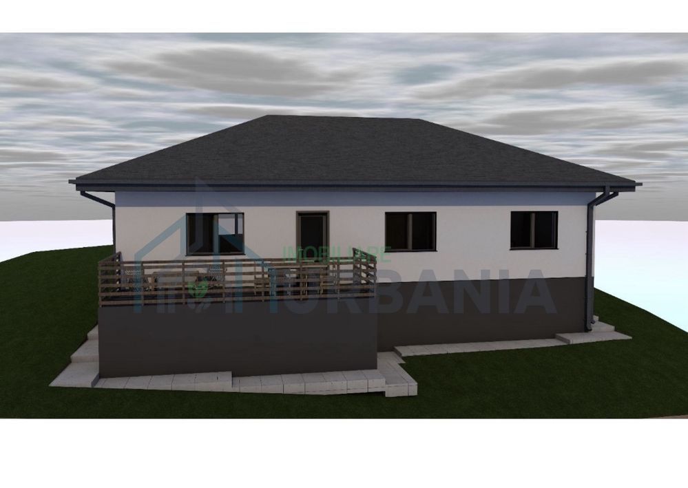 Casă la parter, la cheie, 110 mp utili, 3 dormitoare, 2 băi, living, bucătărie, terasă, beci, teren 520 mp, toate utilitățile, Valea Lupului - Poză 4