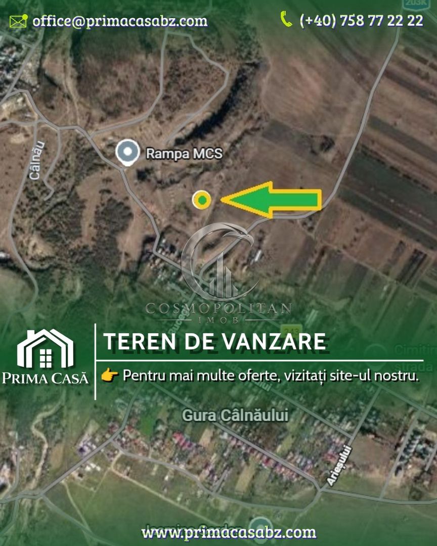 Teren in Focsanei Vadu Pasii S=7080mp - Poză 1