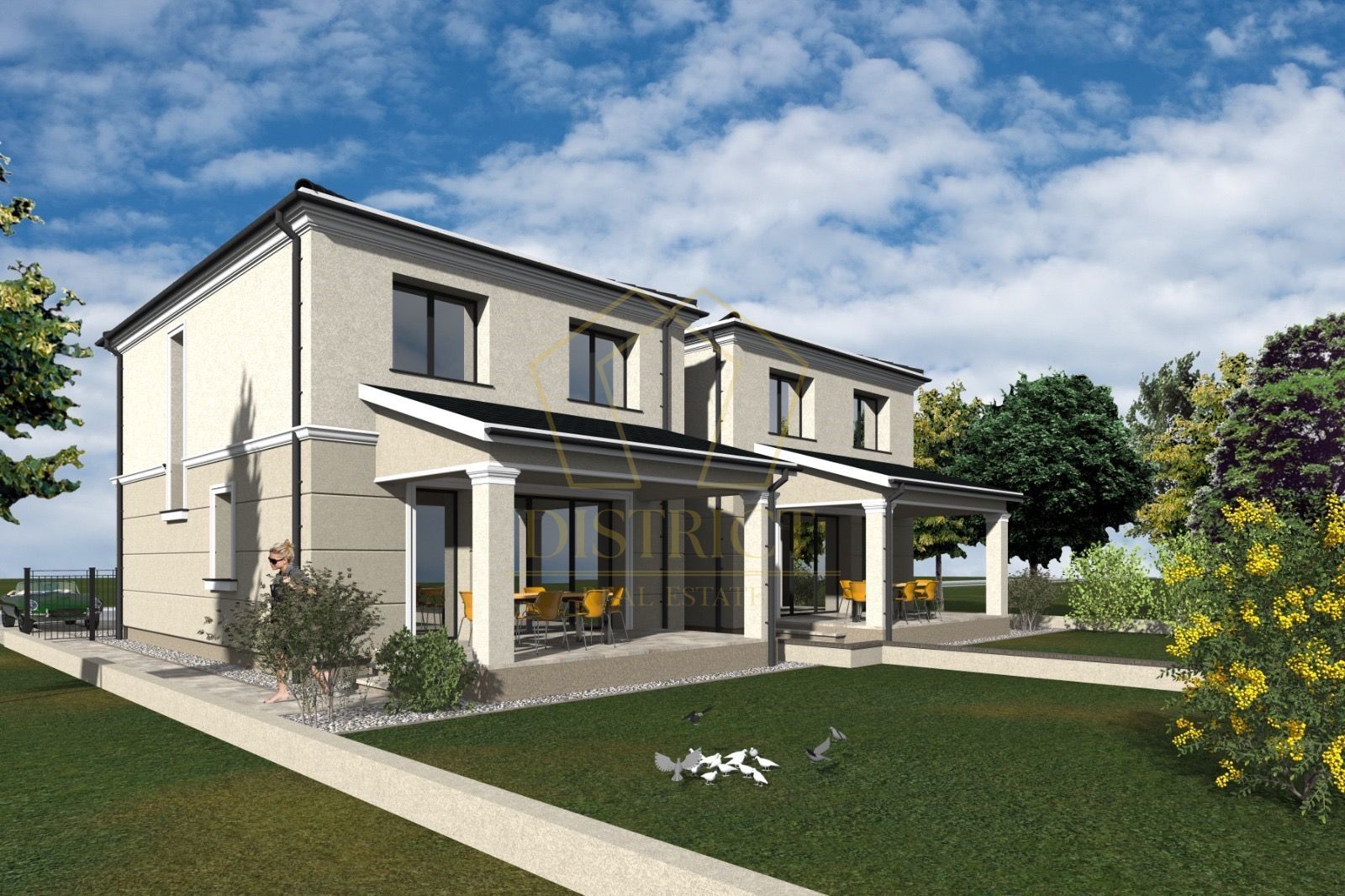 Duplex modern cu 5 camere despartit prin camera tehnica I Mosnita Noua - Poză 4