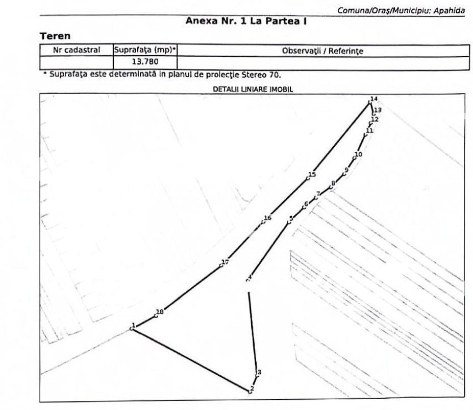 Teren 13.780 mp, Apahida, Cluj - Ideal pentru Investiție - Schiță 10