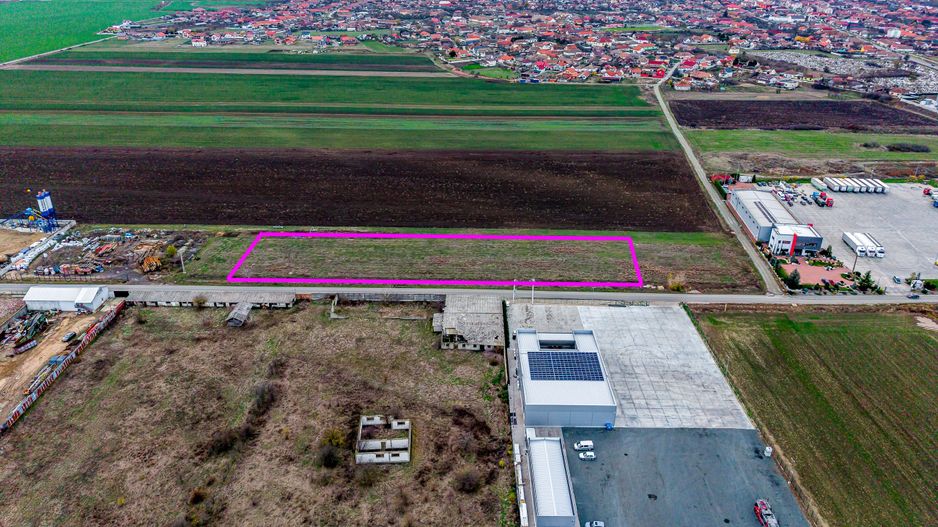 Teren cu acces DN7 și A1, ideal pentru dezvoltări industriale - Poză 4
