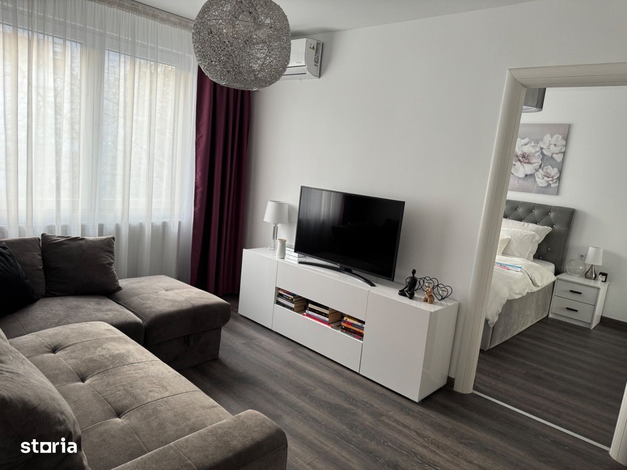 3 camere, Micro19, mobilat, utilat - Poză 1