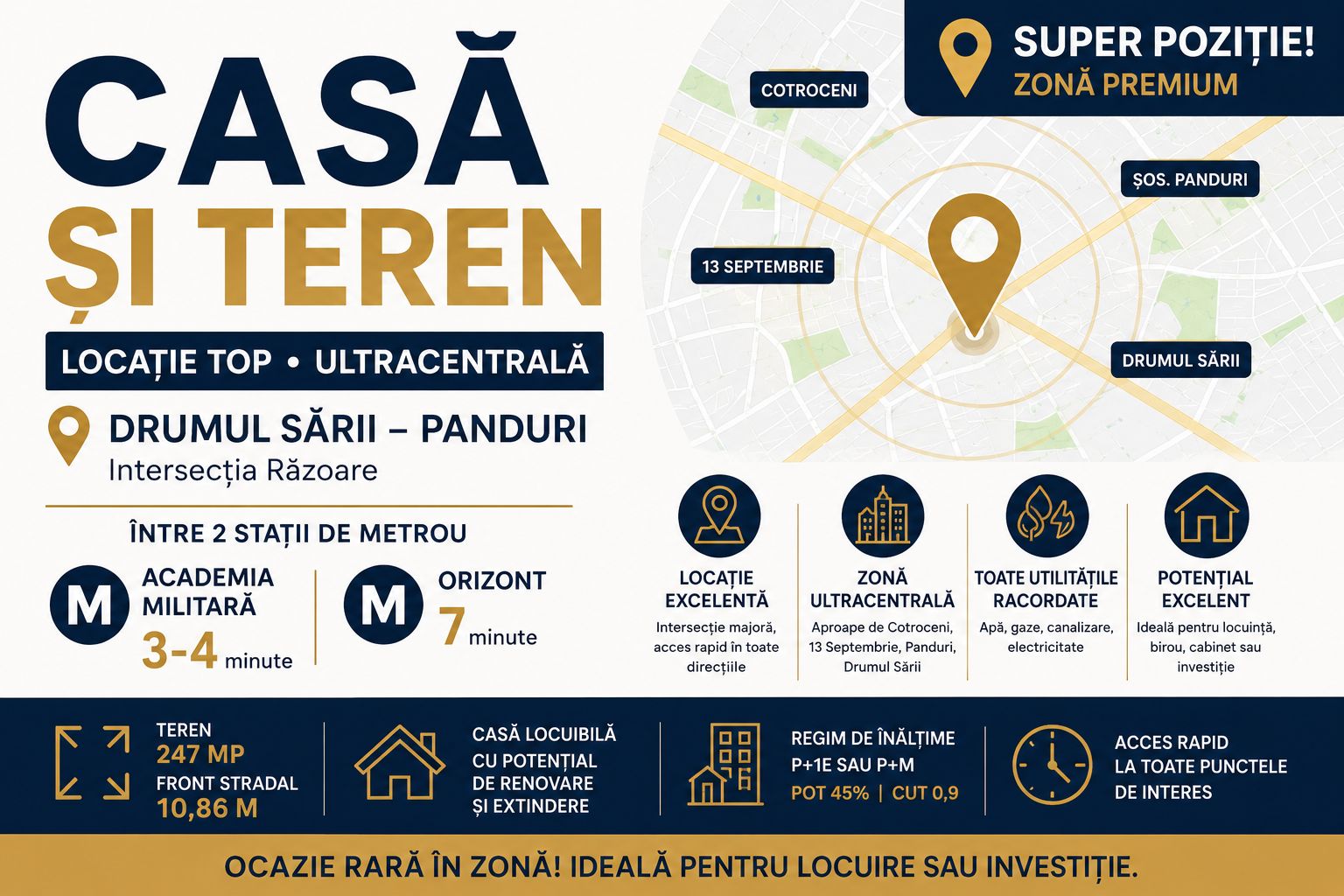 Casă individuala de vânzare curte | Metrou | Drumul Sarii Panduri - Poză 1