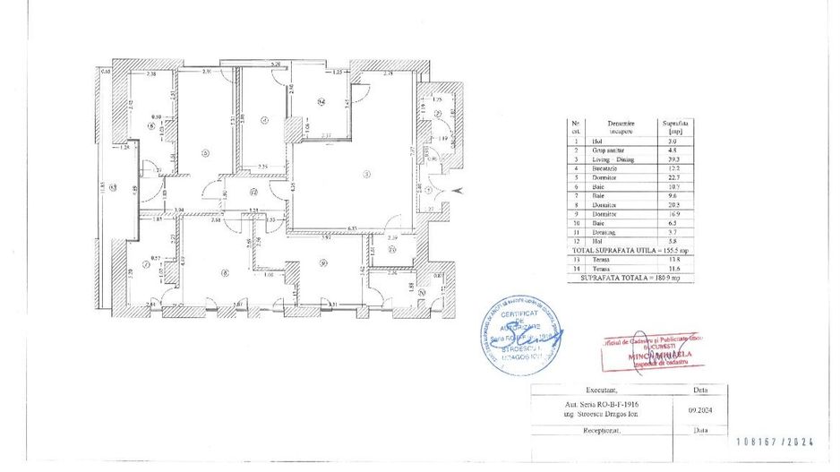 Apartament 4 camere Aviatorilor | Terasa 26mp | 2 Locuri parcare | Bloc 2024 - Schiță 20