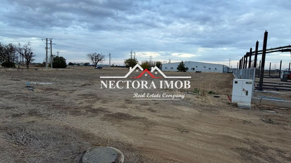 NECTORA IMOB-Teren Intravilan Industrial la sosea,2x2000 mp, Utilitati - Poză 3