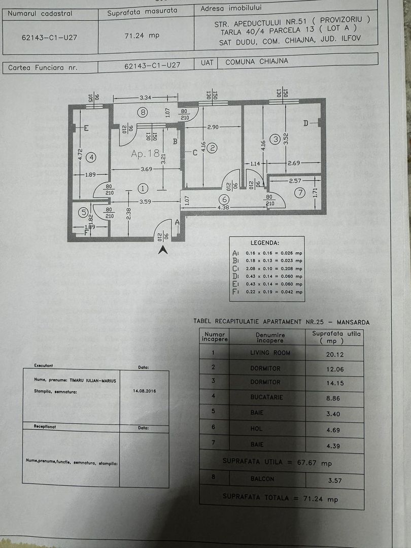 Apartament la vanzare 3 camere - Poză 1