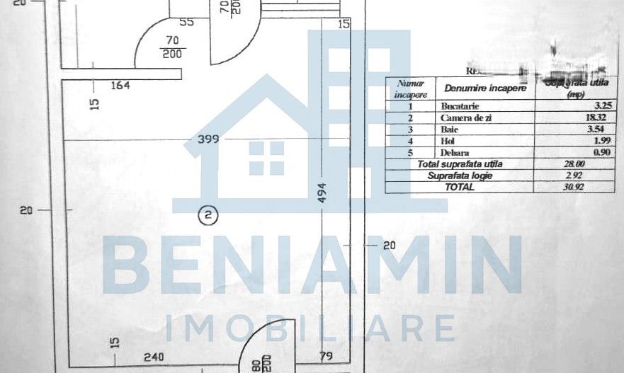 Garsonieră mobilată și utilată, etaj 1 Brazda lui Novac -Baba Novac- - Poză 8