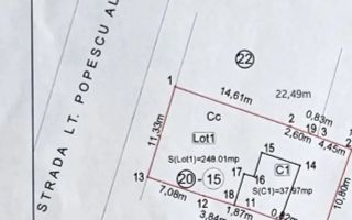 De vazare teren 248 mp cu Autorizație de construire Auchan Titan - Poză 3