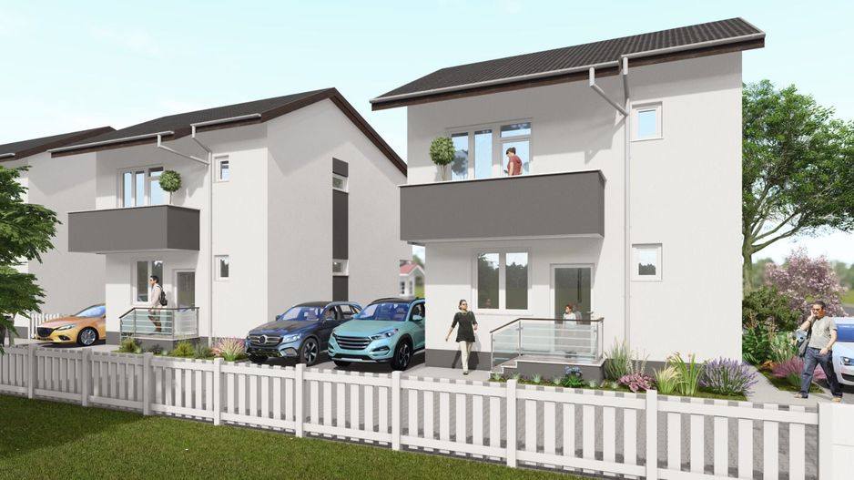 vila ind.+2parcari/112mp utili/115mp curte libera-Leordeni/Spl. Unirii - Poză 15