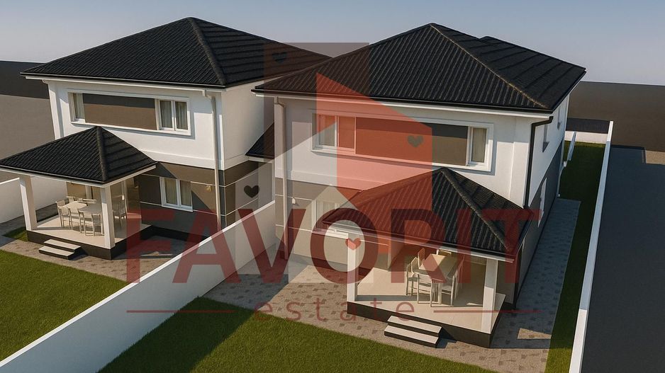 Duplex despartit prin camera tehnica. Carport. Pozitie excelenta - Poză 3