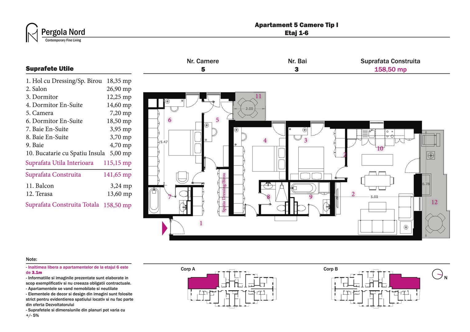 Apartament Tip I, etaj 1 - 6 - Poză 2