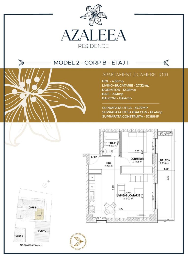 Apartament 2 camere nou,, Pta-Unirii AP07B - Poză 3